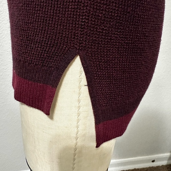 RAG & Bone Long Raglan Sleeve Hi Lo Sweater Color block size Small. - Picture 8 of 9